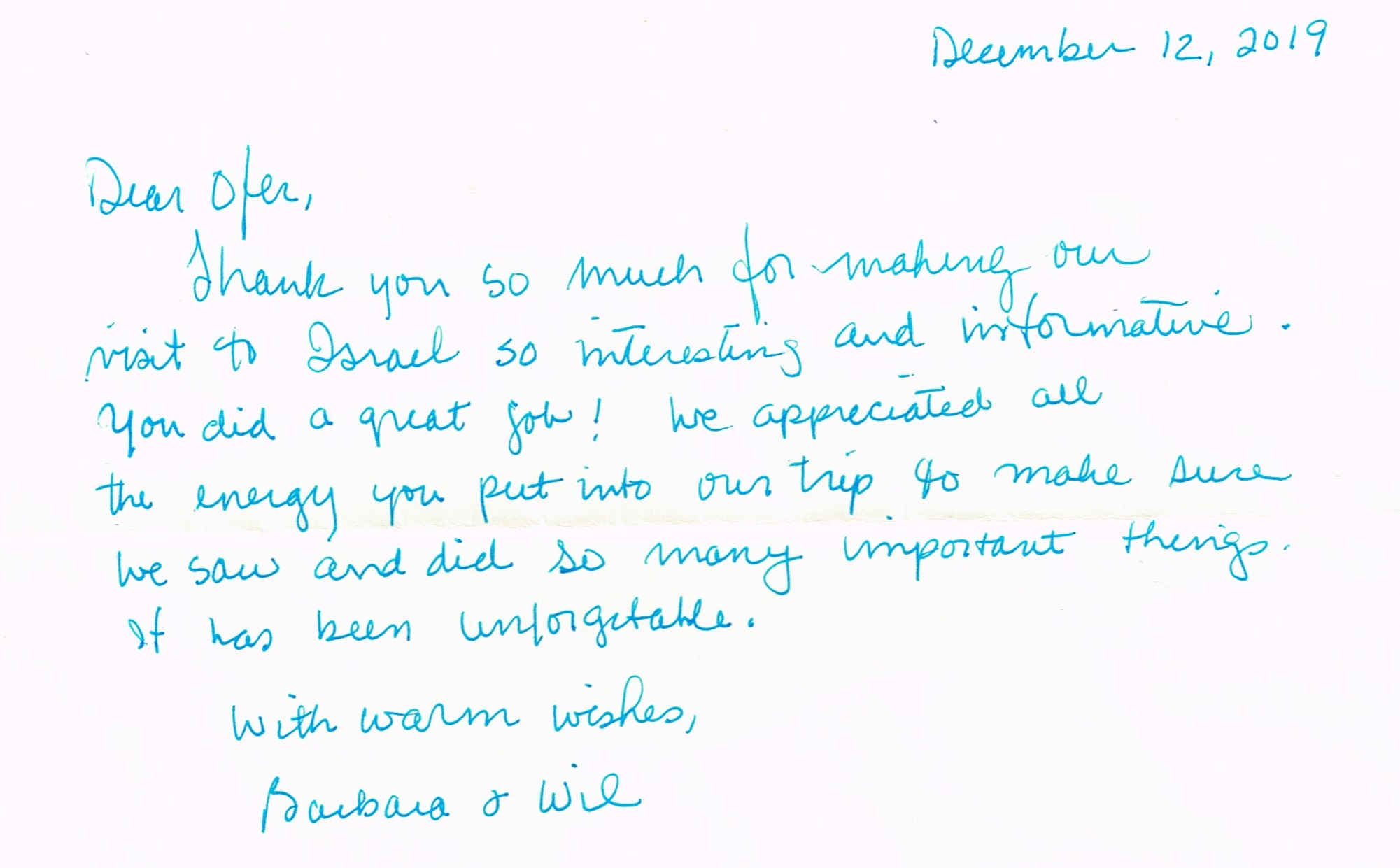 Barbara Chenoweth Testimonial