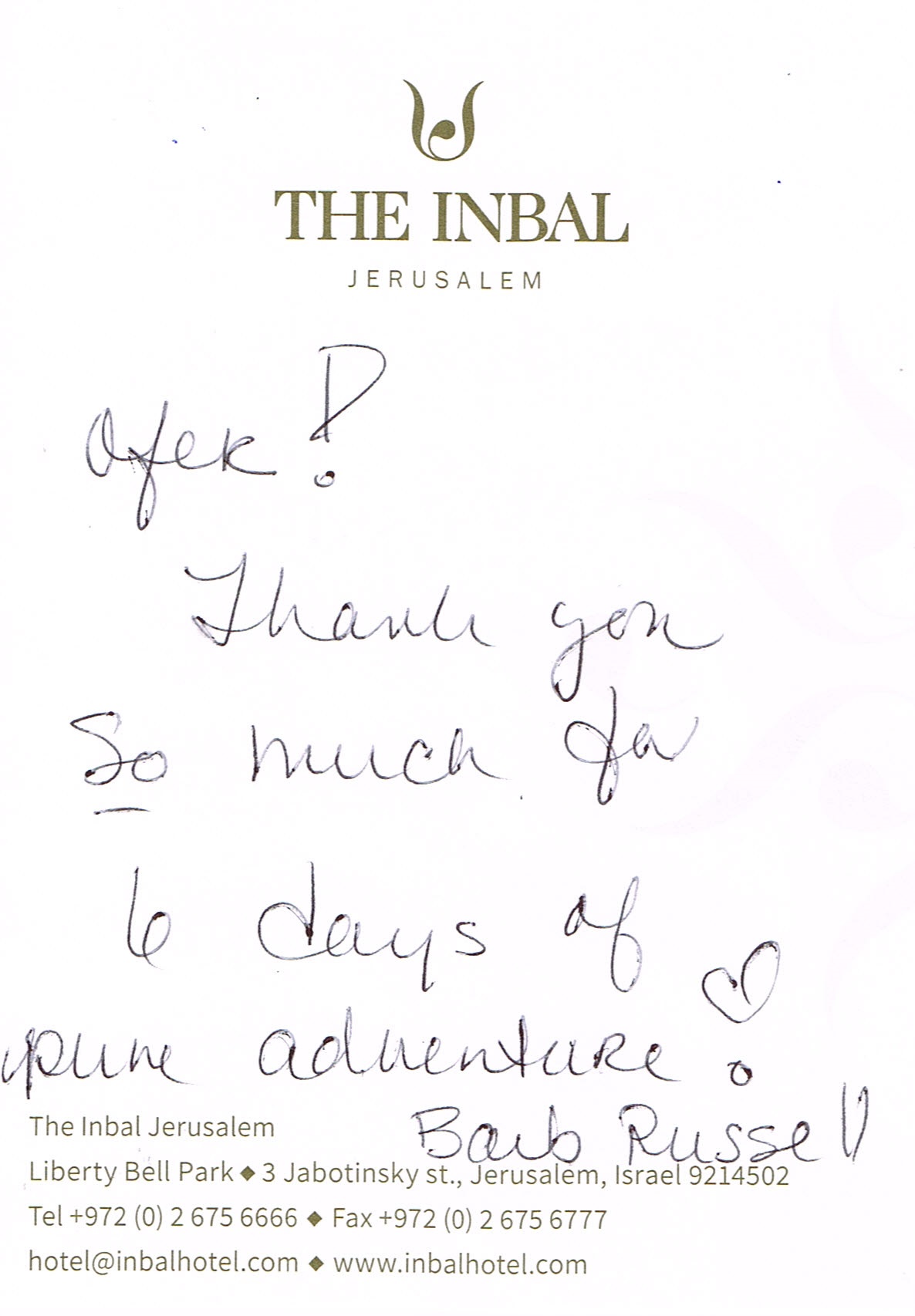 Barb Russell Testimonial