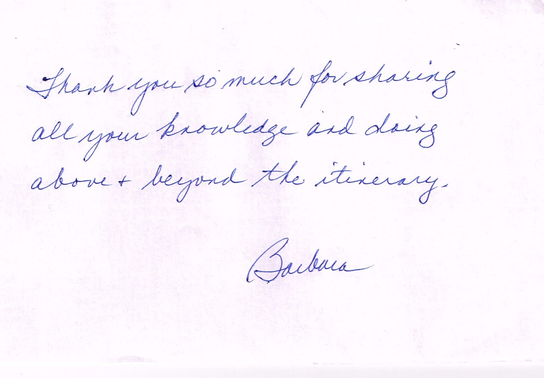 Barbara Testimonial