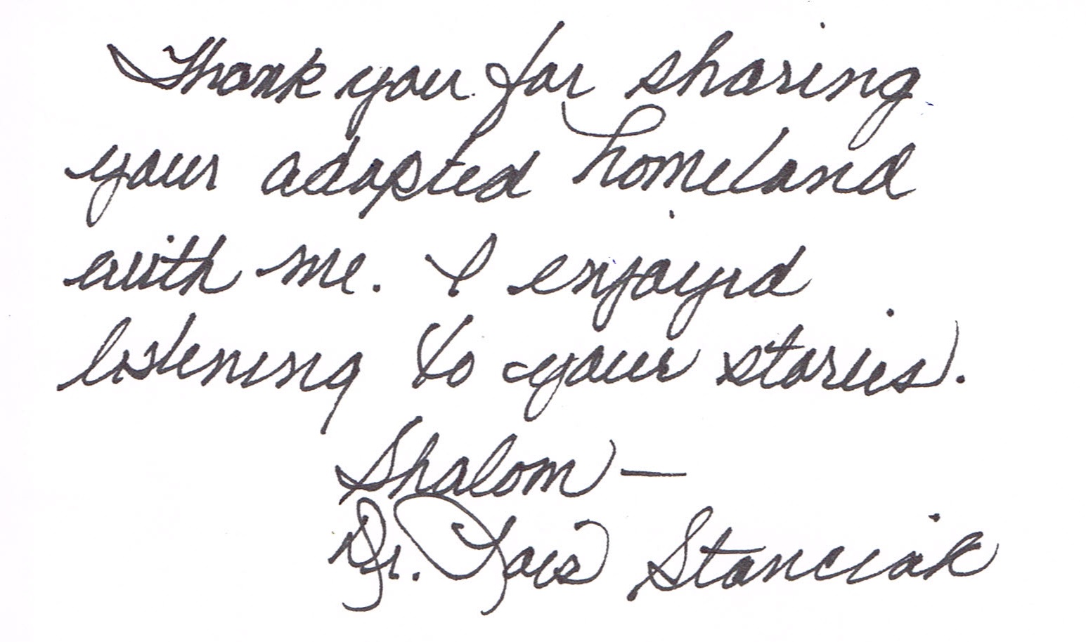 Lois Stanciak Testimonial