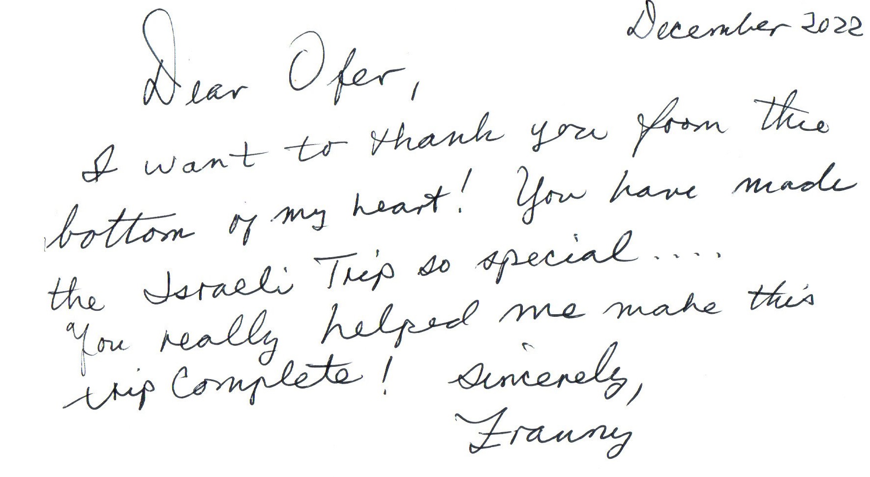 Franceen Locks Testimonial