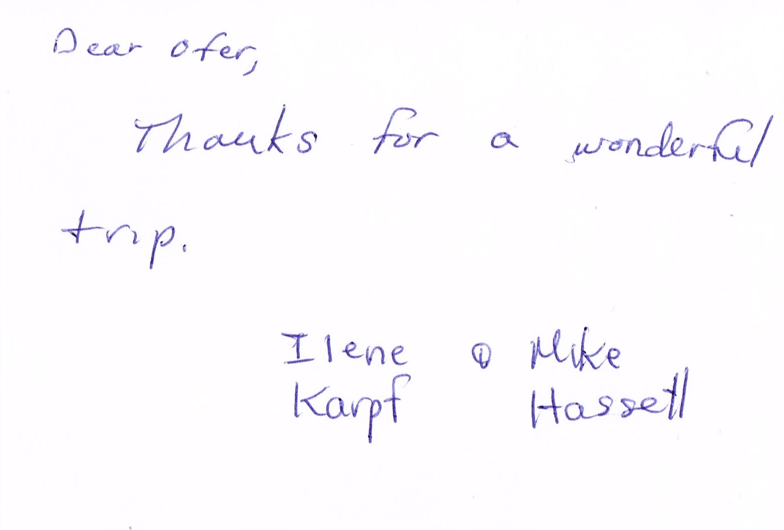 Ilene Karpf Testimonial