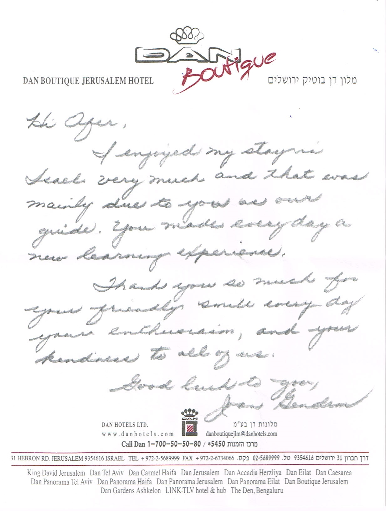 Joan Gendron Testimonial