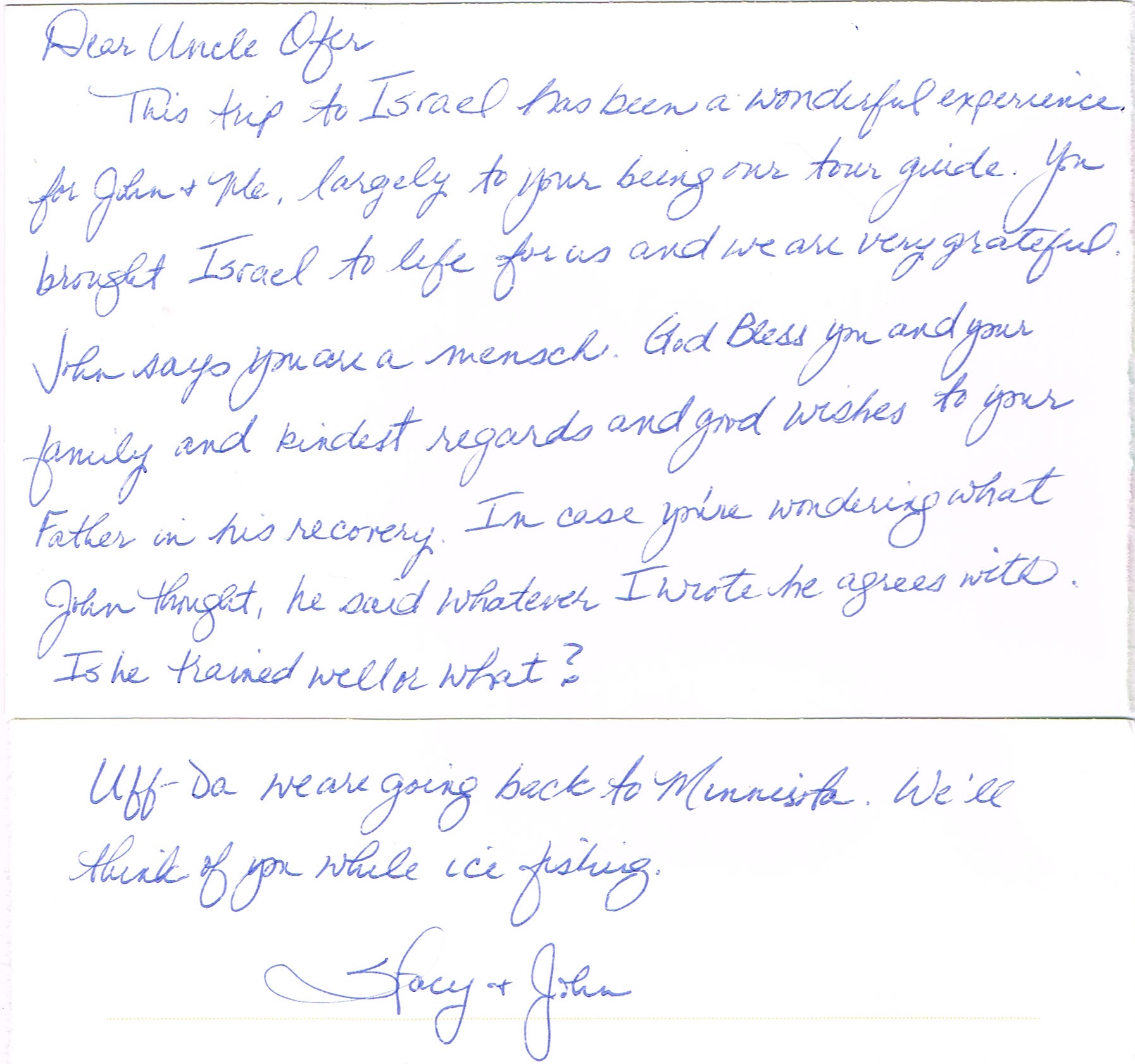 Stacy Holberg & John Solan Testimonial