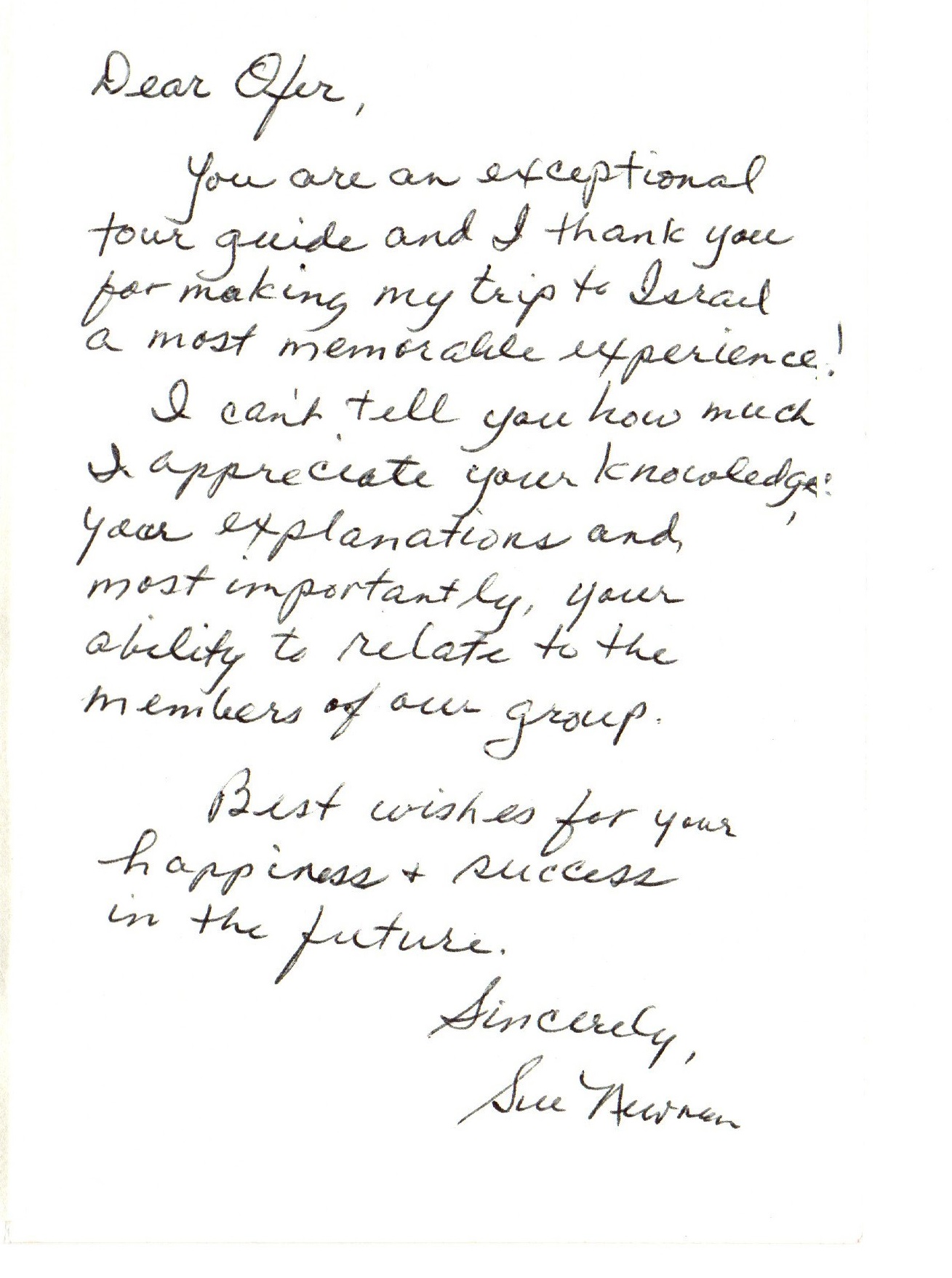 Suzanne Newman Testimonial